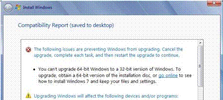 Windows 7 Compatibility Report